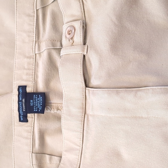 Westbound woman khaki color Capri size 16W - Picture 11 of 11
